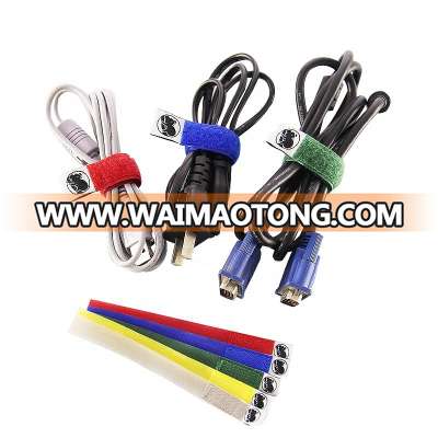 Good quality printed hook and loop cable tie fasteners